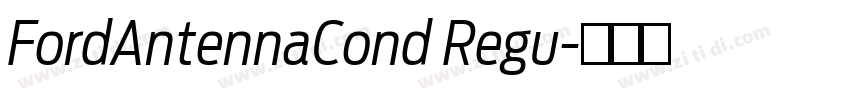 FordAntennaCond Regu字体转换